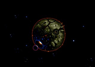 une photo d'Ã©cran de Hellfire sur Sega Megadrive